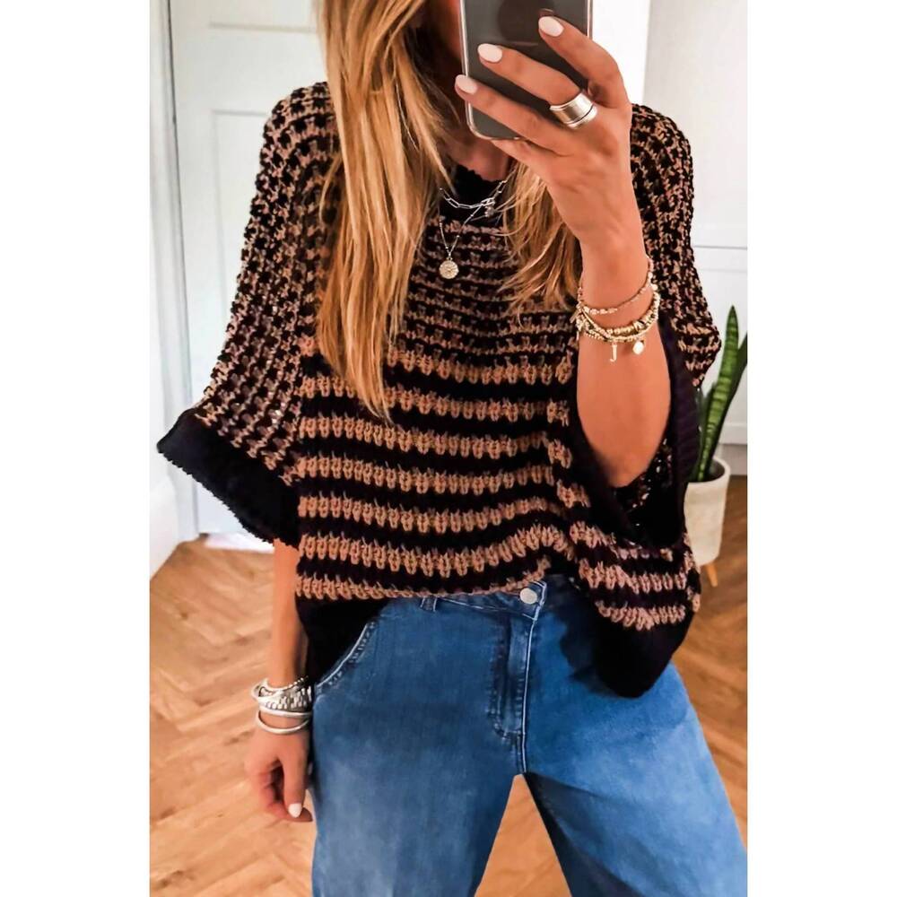 NEW DEAR LOVER slouchy sweataer in multi